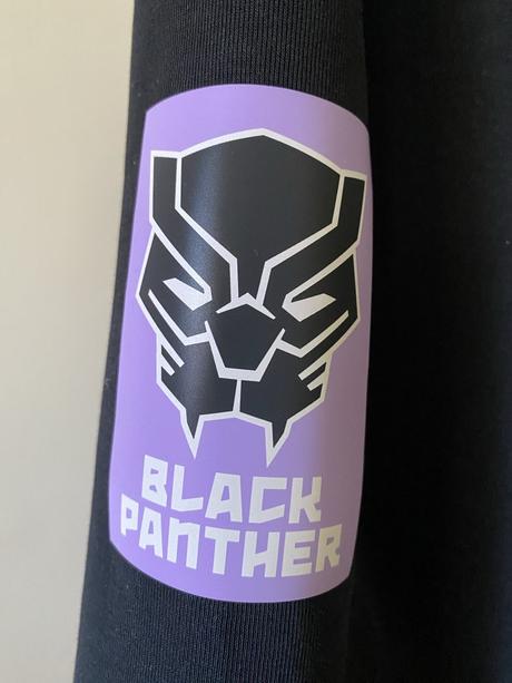Mikina oversaiz na zips s kapucňou black panther, reserved,140