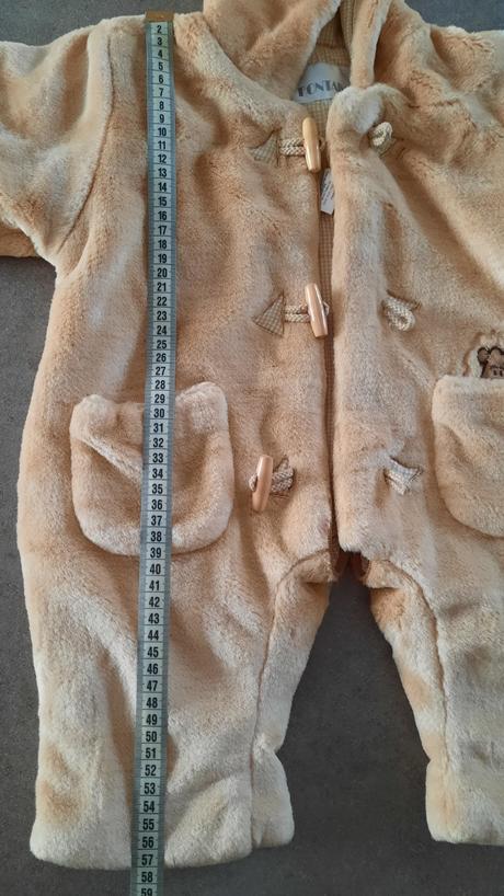 Hrubý zimný overal na 6 mes., 68