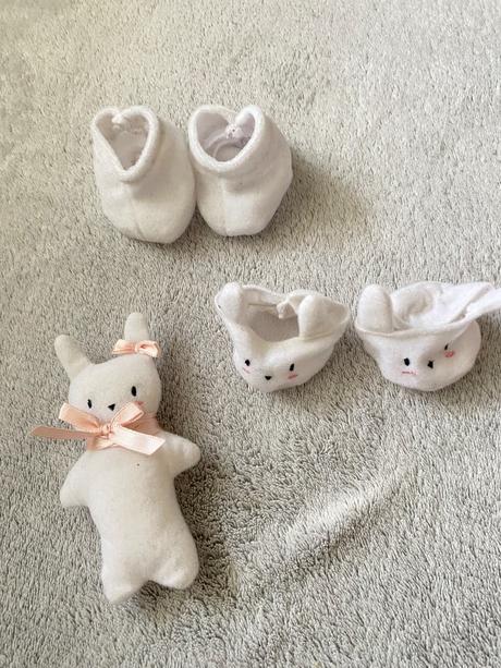 Papucky a zajko na spanie ku baby annabell, 