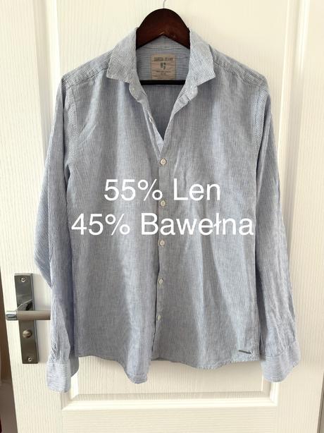 Ľanová košeľa garcia jeans s malými pruhmi, l