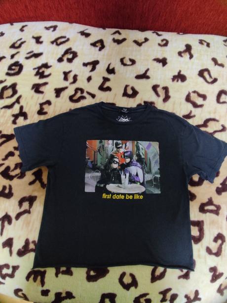 Tricko batman,bershka, vel.s ciernoseda farba, bershka,s