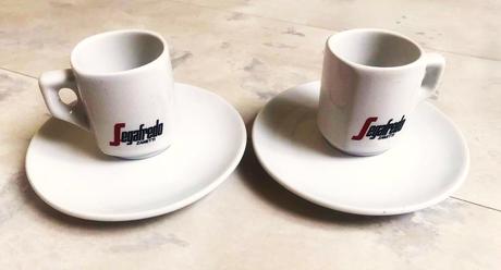 Segafredo - presso porcelánové šálky 2 ks,