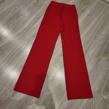 Xs/s červené elegantne nohavice, s