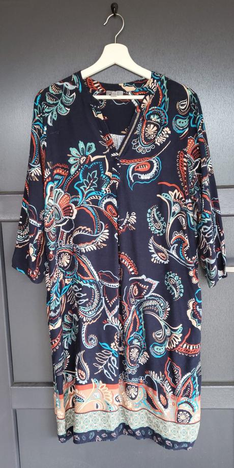 Pestrofarebná tunika/šaty, c&a,44