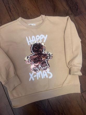 Mikina vianočná, sinsay,128