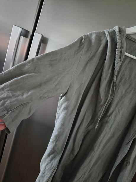 Italy ľanový ľahký cardigan, 