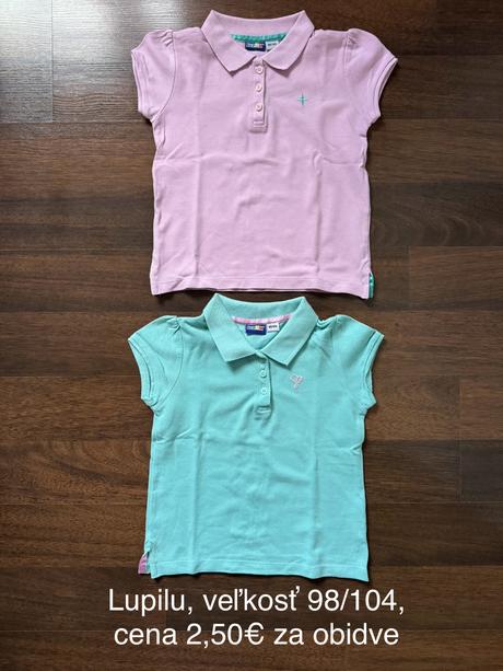 Tričká krátky rukáv, 104