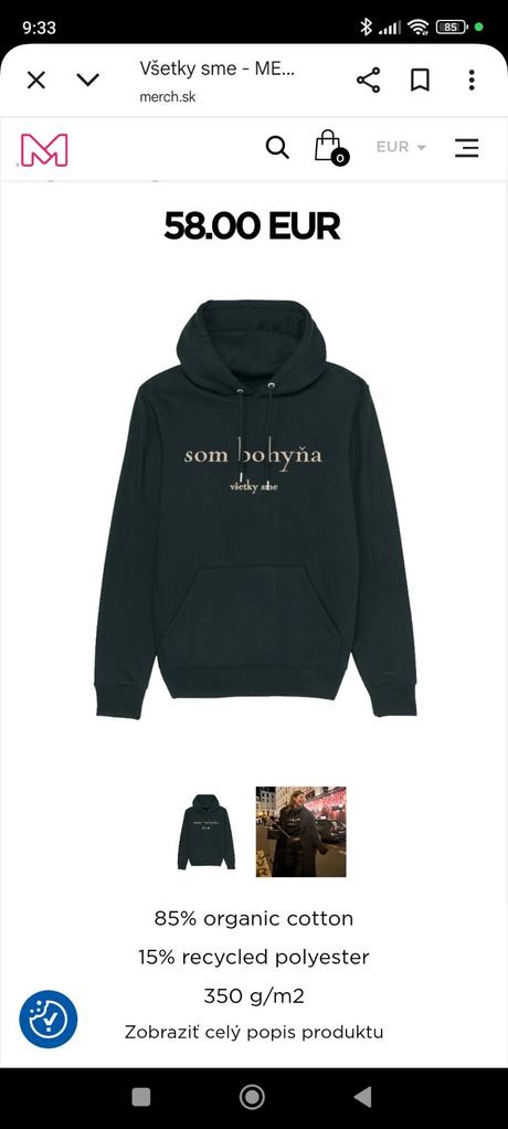 Dámska mikina od emy müller "bohyňa", l