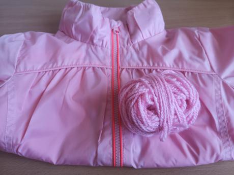 Ľahká ružová vetrovka s kapucou - aj do dažďa, palomino,122