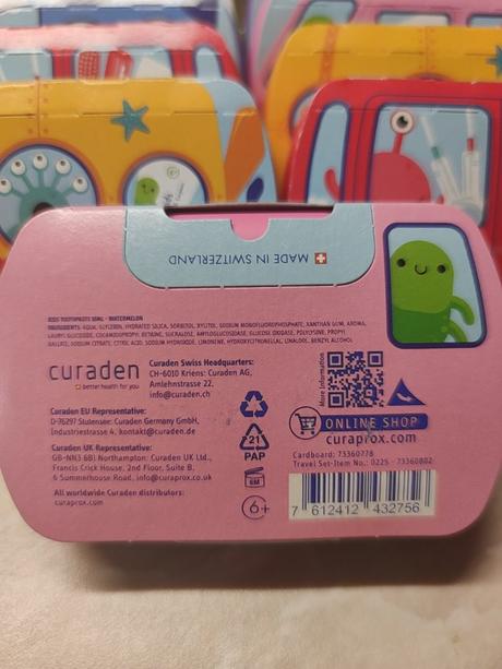 Curaprox travel set,