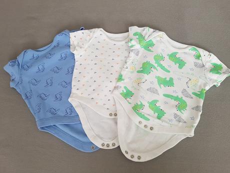 Body kratky rukav vel.56 3ks f&f, f&f,56