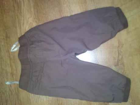 Detské zateplené nohavice, 74