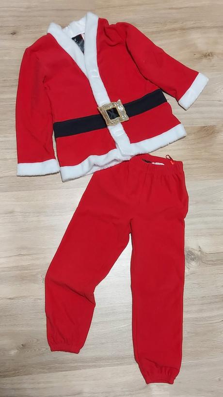 Kostým santa claus 122-128cm h&m, 
