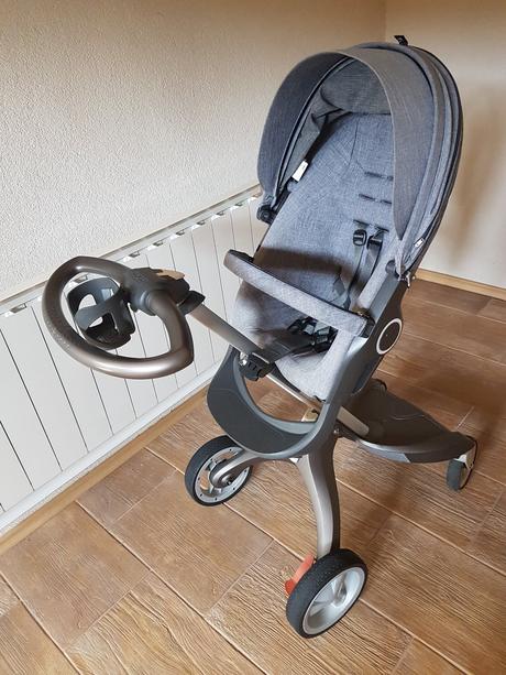 Kočik stokke explory blue melange-limitovaná edici, stokke,stokke xplory v3