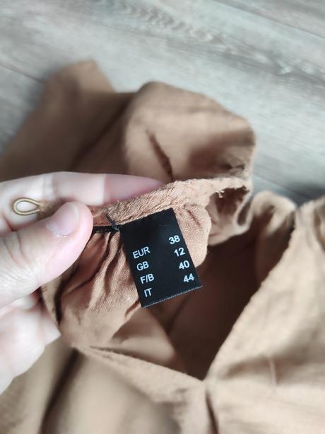 Hnede letne saty 38, m