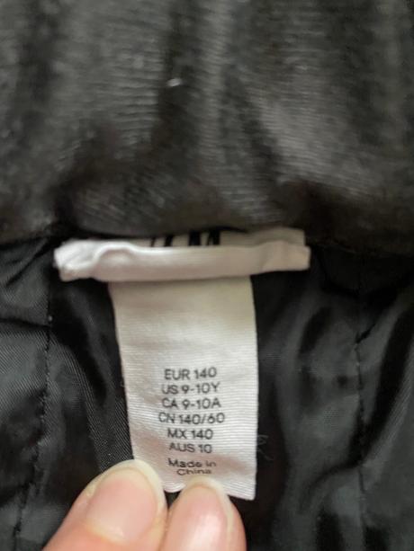 Čierne oteplovaky, h&m,140