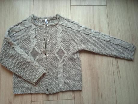Šedý sveter na gombíky, veľ.98, 98