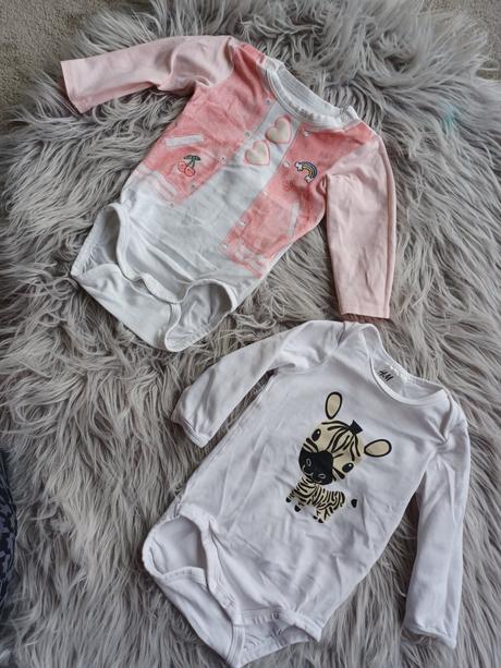 Body h&m č.62 2x, h&m,62