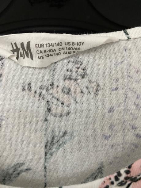 Šaty velk.134/140, h&m,134