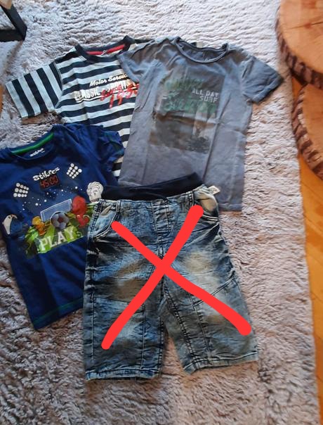 Mix 110/116 2+2x tričko, 104–116