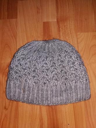 Pletená čiapka, green trees,xs