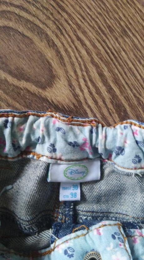 Tenké riflové nohavice, disney,98
