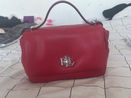 Kožená kabelka raulph laurent, ralph lauren