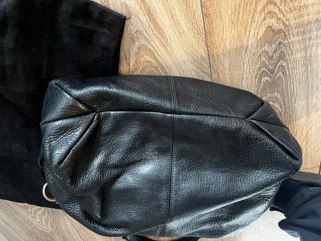 Väčšia celokožená kabelka, ecco