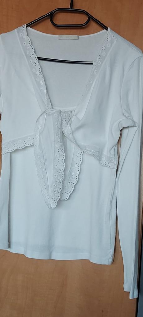 Tričko s čipkou veľ. 40, marks & spencer,40