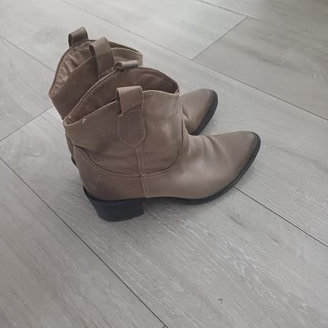 Kožené nízke kovbojky 37, 37