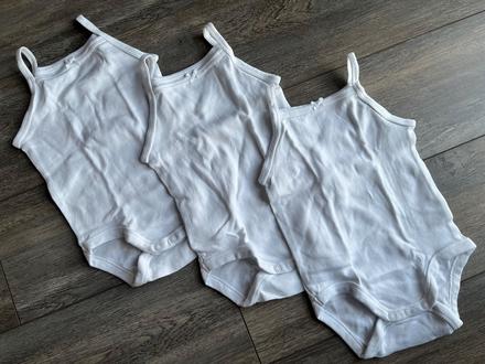 Body bez rukávov hm, h&m,68