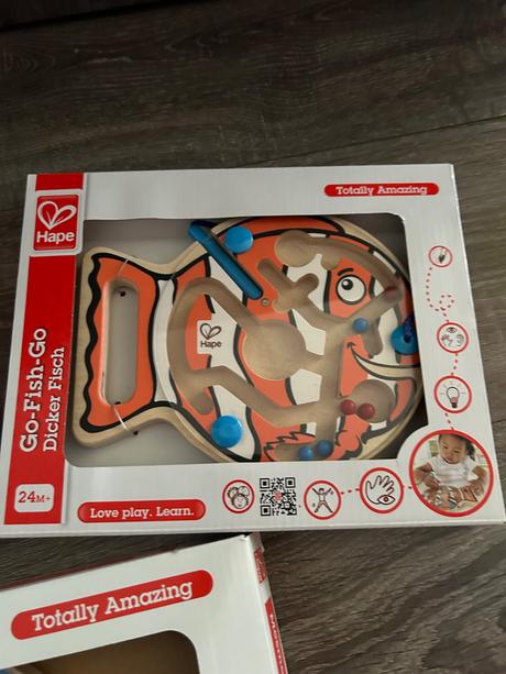 Hape - magneticky vlacik ,rybka a labyrint,