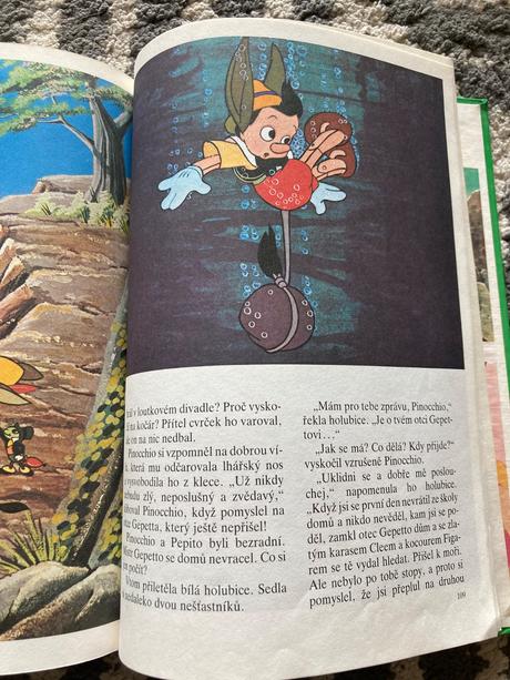 Medvídek pú pinocchio sněhurka walt disney (1991), 