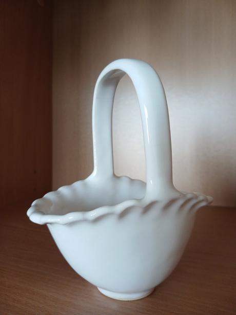 Keramická miska v tvare košíka 16 cm,