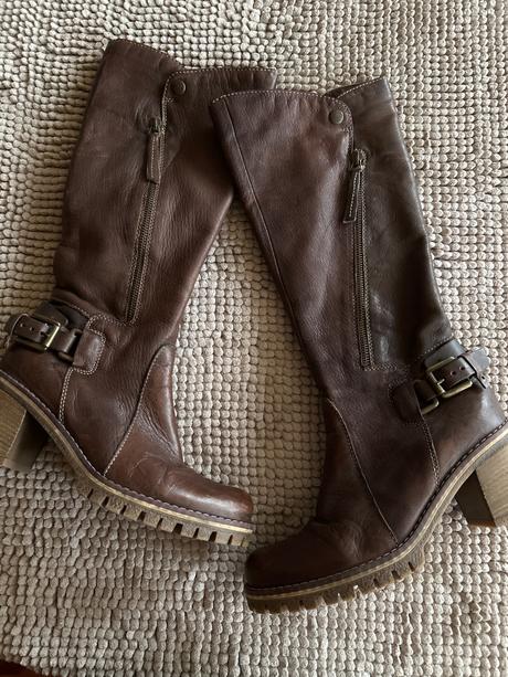 Čižmy kožené, 39