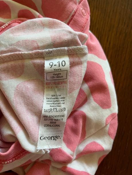 Pyžamkový overal so žirafkou 122/128, george,122