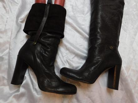 Bata kožene kvalitne čizmy, baťa,40