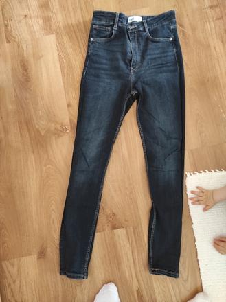 Dámske skinny jeansy, zara,m