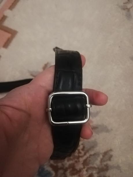 Čierný popruh na kabelku,