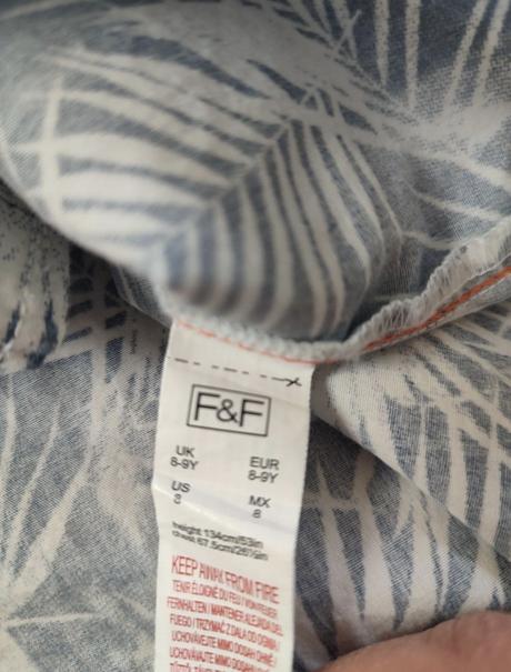 Chlapčenská košeľa, f&f,134