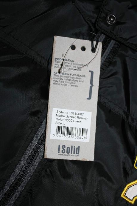 Pánska bunda solid, l