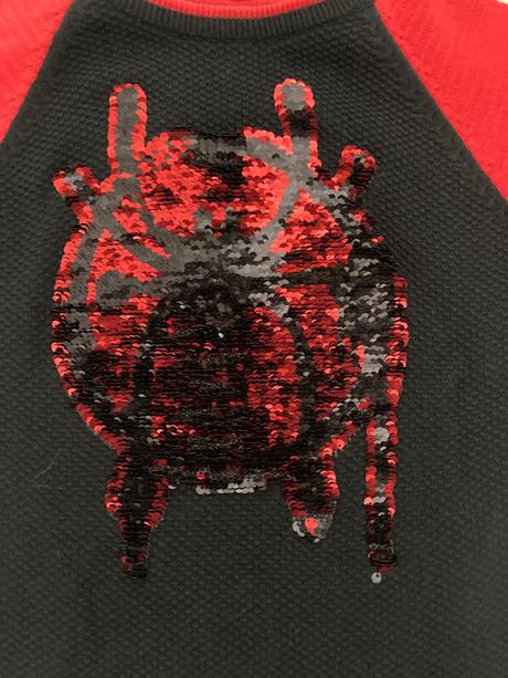 Spiderman glitrový svetrík veľ. 116, c&a,116