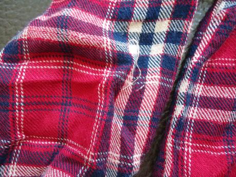 Vyšívaná káro košeľa vel. 34, f&f,xs