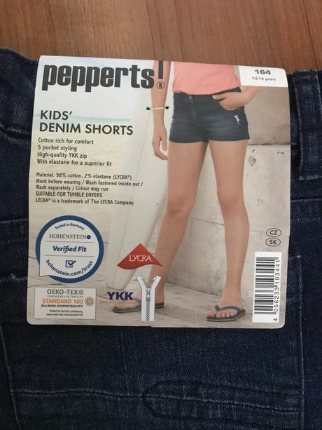 Dievčenské kraťasy, pepperts,164
