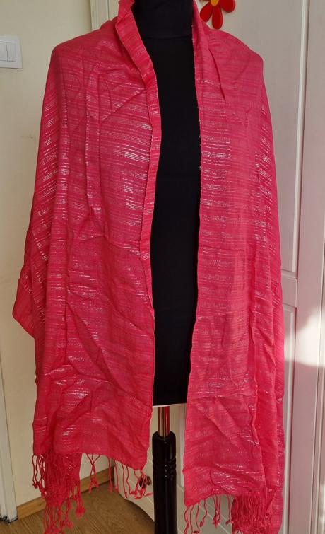 Pink šál/štóla, h&m