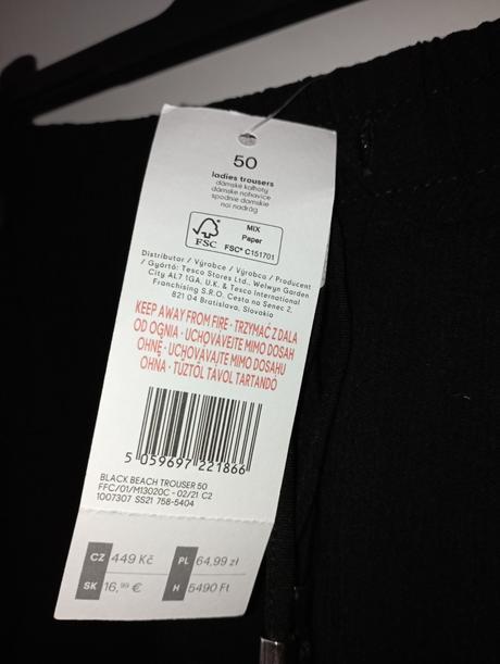 Letné padave nohavice, f&f,50