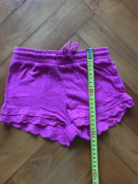 Šortky ,  kraťase s čipkou, terranova,104