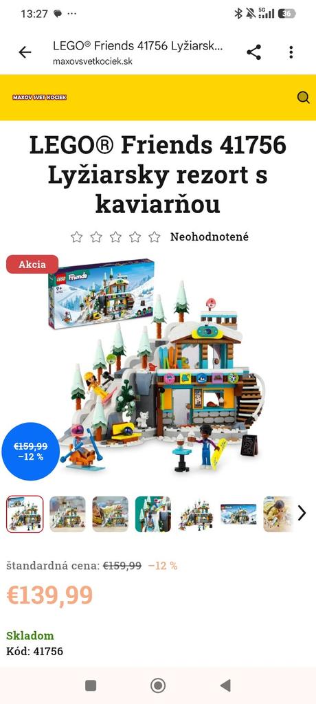 Lego friends lyžiarske stredisko, 