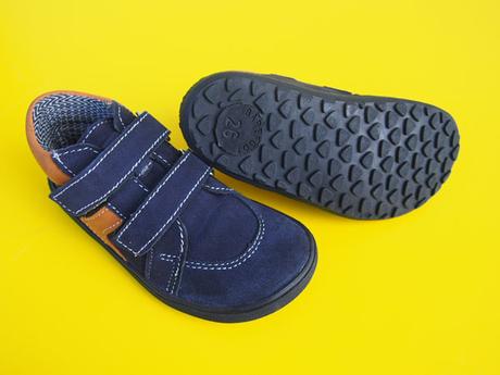 Detské kožené barefoot topánky ef, 26