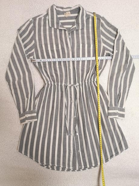 Športové košeľové šaty, xs